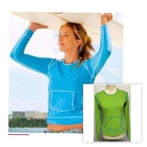 Athleta Rash Guard Swim / Surf Top